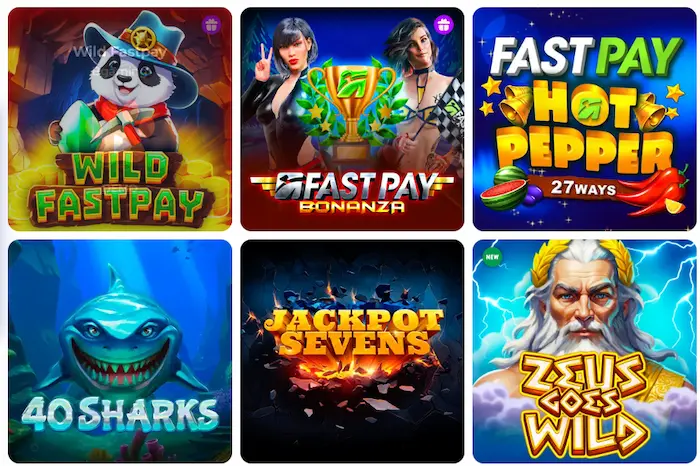 Cobber Casino games